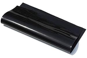 WNJ-TOOL, Nj-Rubber, 1 stück 0,1mm / 0,2mm / 0,3mm / 0,5 mm / 0,8mm 1mm hochwertige silikonkautschukblatt 500mm breite 500mm länge transparent silikonfolie Gummi (Größe : Black0.2mm)