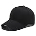 Minetom Damen Baseball Cap Kappe Mütze Snapback Caps Basecap Verschiedene Farben Schwarz Einheitsgröße