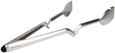 Dreamfarm Clongs 15-Inch BBQ Click-Lock Sit up Tongs, Black Color: Black