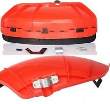 Schneidschutz Mähschutz Messerschutz Schutz für Motorsense Freischneider Sense # - 2