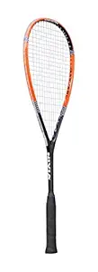 NIVIA Black Horn Carbon Squash Racquet (Orange/Black)
