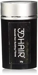 3D HAIR Natural Hair Building Fiber Thicker & Fuller Looking Hair, Medium Brown, 10 g