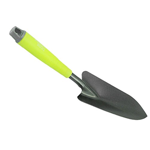 COM-FOUR® 5-teiliges Gartenset mit grünen Griffen – Doppelhäckchen, Kleingrubber, Fugenkratzer, Kleinbesen & Blumenkelle - 3