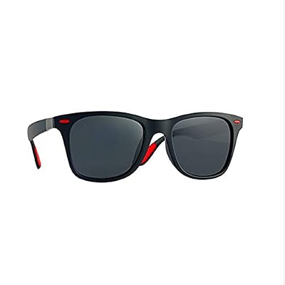 Morkia Lunettes de Soleil polarisées Homme Femme/Sports Eyewear réfléchissantes avec Sports de Plein air d'été Conduite pêche Alpinisme Lunettes de Soleil Hommes (Black Grey)