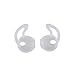 Price comparison product image Aolvo Earpod Covers, Anti-slip Silicon Soft Sport Earbud Tips for Most IPhone EarPods Headset Headphones Comfortable 2 Pairs Clear
