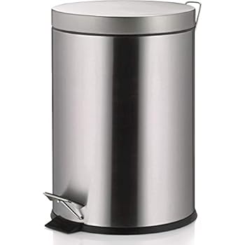 Kela 20879, Kosmetikeimer 5 l, Edelstahl, Janos, Silber Matt: Amazon.de