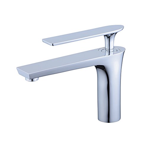 Beelee BL6307 Chrom Mischbatterie Wasserhahn Bad Armatur Waschtischarmatur Waschbeckenarmatur Einhebelmischer Badarmatur