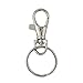 Produktbild VORCOOL 20 Stück Silber Metall Swivel Karabinerhaken Schlüsselanhänger Abnehmbare Karabinerverschluss Lanyard Karabinerhaken Schmuckzubehör mit Schlüsselanhänger Ringe