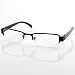 Produktbild THG Gent Männer Lesebrille mit schwarzem Aluminiumrahmen und +2,5 Dioptrien (bifokal, weitsichtig), Unisex