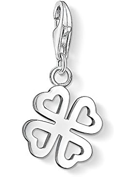 Thomas Sabo Damen-Charm Club-Anhänger Kleeblatt 925er Sterlingsilber 0790-001-12