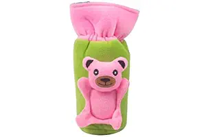 Ole Baby Love Dog Soft Cute Plush Milk Feeding Bottle Cover Dimension 17x10x6 cm it can Hold upto240 ml Feeding Bottle.