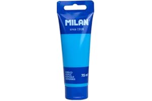 MILAN® Tubo 75 ml pintura acrílica azul cian