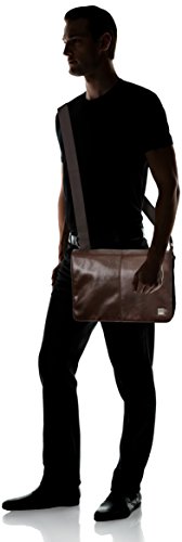 Knomo Kinsale Weichleder Cross Body Messenger Bag 33 cm (13 Zoll) braun - 6