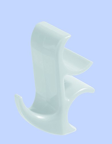 Handtuchhalter 1Stück - Handtuch Haken für Bad Heizkörper - Rundheizkörperhaken - universell – Weiß