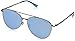 Produktbild Pepe Jeans Sunglasses Unisex-Erwachsene Sonnenbrille Neo, Silber (Matt Silver/Blue), 59.0