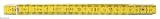 Metro plegable de madera, amarillo, 2m