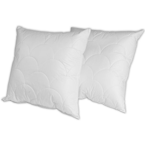 Merino-Betten Kissen Innenkissen Kissenfüllung 20 x 20 cm Modell "Wolke" Doppelpack
