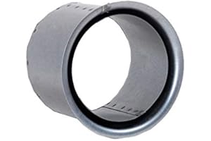 ‎KS24 FAL Doppelt - Wandfutter 100mm Durchmesser 10,5cm lang Ofenrohr Rauchrohr feueraluminiert Silber