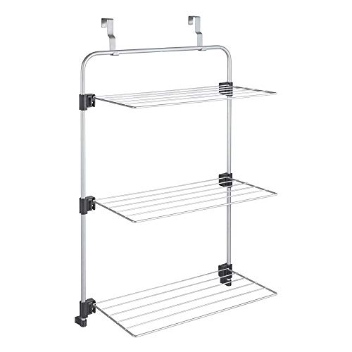 Metaltex Séchoir Tour 3 Niveaux à Suspendre-Gale, Métal, Argent, 4 x 57 x 87 cm