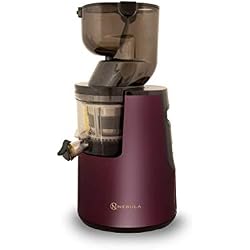 Nebula Grande Whole Fruit, Cold Press, Slow Juicer, presse à froid, presse à jus lente, 45RPM Garantie 5 ans
