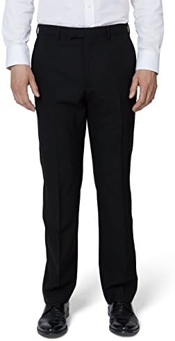Moss 1851 Men`s Tailored Fit Black Dress Suit Trousers 38S