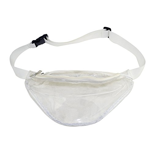 clear white fanny pack