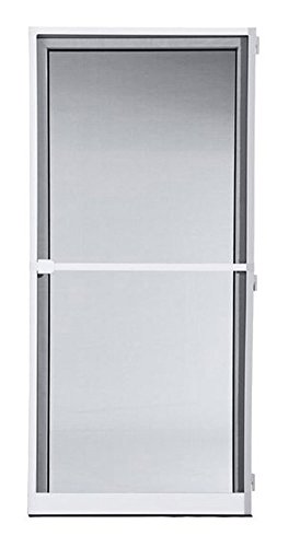 Preisvergleich Produktbild Powerfix Alu-Insektenschutztür Fliegenschutz Pollenschutz Tür 100 x 210 cm (Weiß)