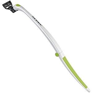 Sleec Vario body and back shaver with foldable arm extension | Adjustable 5-blade precision head | white / green