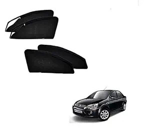 Kozdiko Zipper Magnetic Sun Shades Car Curtain for Ford Fiesta Classic