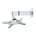 Produktbild Beamer / Projektor Wandhalterung weiß ausziehbar von 25,5cm bis 33cm 30° neigbar 180° drehbar für Epson EH-TW6100