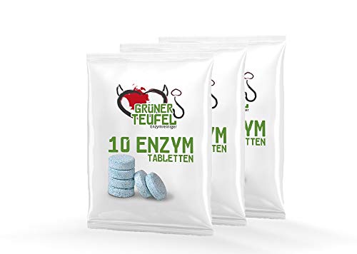 Preisvergleich Produktbild Grüner Teufel - Enzymreiniger (30 Tabletten) - Nachfüllpackung