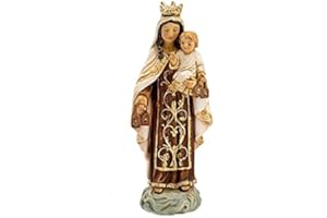 REGALOS LLUNA JSA Virgen del Carmen Madera Vieja (13_cm)