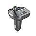 Produktbild Morehappy7 FM-Transmitter, kabelloser Radioadapter, Bluetooth, Auto-Player, 5 V/3,1 A, Dual-USB-Ports, Auto-Ladegerät, unterstützt TF-Karte + U-Disk, Freisprechfunktion für iPhone, Samsung, grau