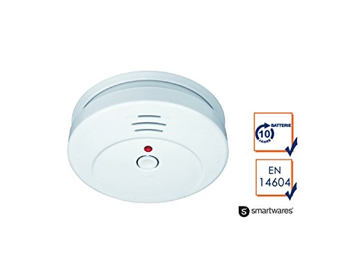 Preisvergleich Produktbild Smartwares Optischer Rauchmelder 10 Jahres Batterie reinweiß, 85dB Alarm; RM149 SWBL