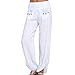Produktbild Luckycat Damen Hosen Lang Chino Einfarbig Sommerhose Pumphose Haremshose Aladinhose Pluderhose Baggy Harem Stil Strandhose Hose Leinen Stoffhose Unifarben Freizeithose für den Strand Chino Jogginghose