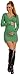 Happy Mama Women's Maternity Stretchy Knit Tunic Jumper Pullover with Hood 908p (Green, 8/14)