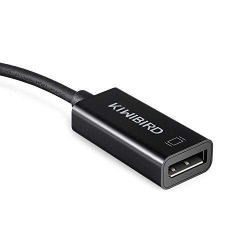 KiWiBiRD USB 3.1 Typ C THUNDERBOLT 3 zu DisplayPort 4K Adapter (DP v1.2a, UHD 4Kx2K 3840×2160, 15.6cm Kabel, USB-C zu DP) für Apple MacBook 12” MacBook Pro, Google 2nd Chromebook Pixel, Asus Zen AiO PC, Dell XPS 12/13/15, Samsung Galaxy TabPro S und mehr Type C fähigen Geräte - 7