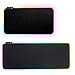 Produktbild RGB Extended Gaming Mauspad mit Schalter Taste, Anti-Fray und weiches Gaming-Mauspad, Schwarz, Gummi, Schwarz, 400x900x4mm