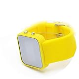 Armbanduhr Unisex Sportuhr LED Spiegel Uhr Frauen Display Silikon Uhren Herren Armbanduhr
