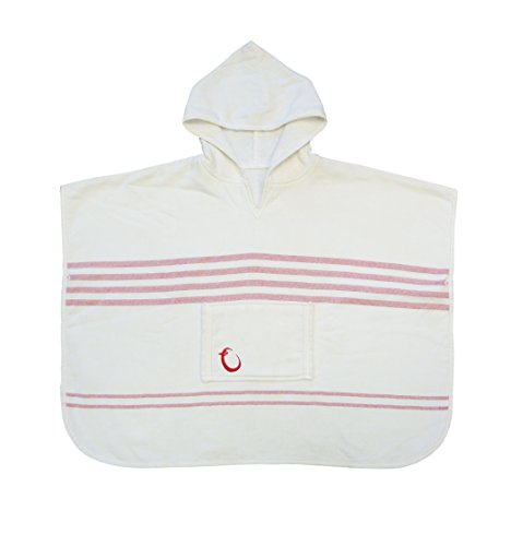 Hippychick HC Turkish Toddler Towel, 70 x 54 cm - Red/White