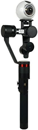 Moza Guru 360° Panoramic Camera Handheld Gimbal Stabiliser for New Samsung Gear 360, Nikon Keymission 360 and 170, Kodak Pixpro Orbit, Garmin Virb 360, YI 360 VR Camera, Vuze, and More