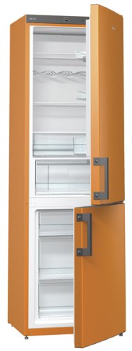 Gorenje RK 6192 EO Khl-Gefrier-Kombination / A++ / 185 cm Hhe / 231 kWh/Jahr / 225 Liter Khlteil / 94 Liter Gefrierteil / Behlter fr Obst und Gemse mit Feuchteregel (CrispZone) / SimpleSlide System / EasyStep Ablageneinstellung / juicy orange