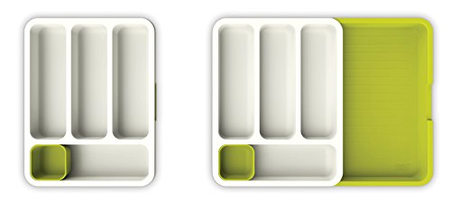 Joseph Joseph Erweiterbarer Besteckkasten, weiß/grün - 4