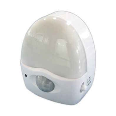 Electrodh - Luce notturna LED con sensore di movimento bianco bambini adulti Batterie o Rete