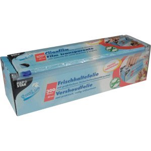 Preisvergleich Produktbild Papstar Frischhaltefolie 30cmx300m PVC transparent