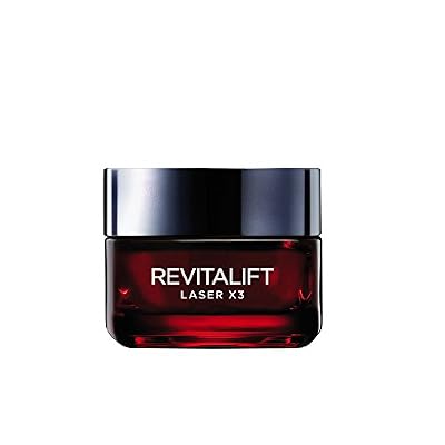 L'Oréal Paris Revitalift Laser X3 Soin Crème de Jour Anti-Âge Acide Hyaluronique - Lot de 2