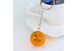 Vvciic Dragon Balle, Cartoon Anime Dragon Ball Keychain Dragonball Enfant 4 étoiles Balle Keyrings