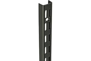 WATSON LOK TWIN SLOT SHELVING 710mm Black Watson Twin Slot Shelving Upright