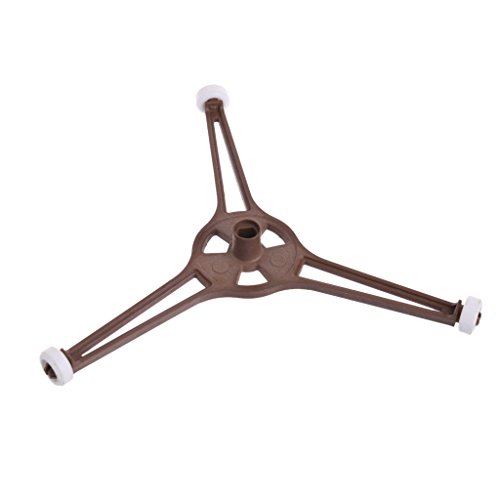 LANDUM Vassoio a Forma di Triangolo per Forno a microonde Piastra a microonde in Vetro Piatto da 24,5 cm