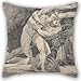 Produktbild Slimmingpiggy Oil Painting Master Of The Giants - Apollo And Daphne Throw Pillow Case ,best For Living Room,lounge,monther,chair,car,relatives 16 X 16 Inches / 40 By 40 Cm(both Sides)